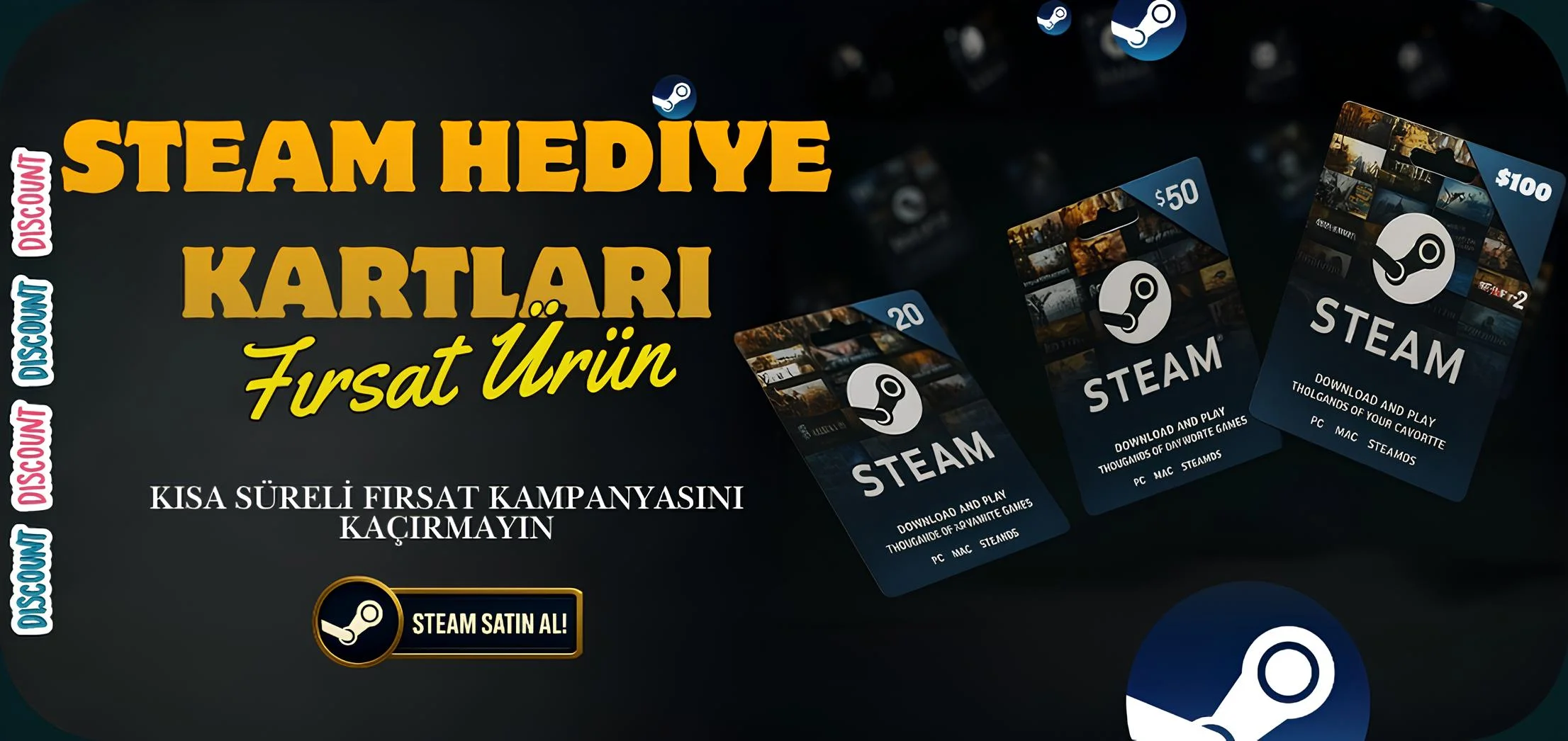 Steam Fırsat Cüzdan Kodu Steam Fırsat Cüzdan Kodu