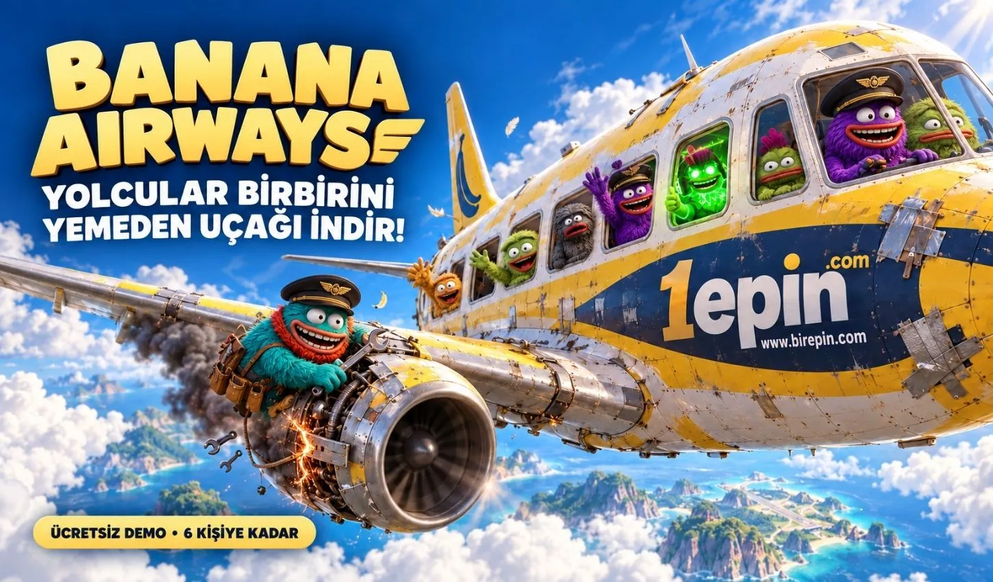 Banana Airways: Yolcular Birbirini Yemeden U�a�� �ndir!