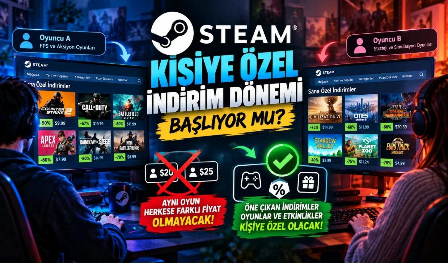 Steam�de Ki�iye �zel �ndirim D�nemi Ba�l�yor mu? Yeni Sistem A��kland�