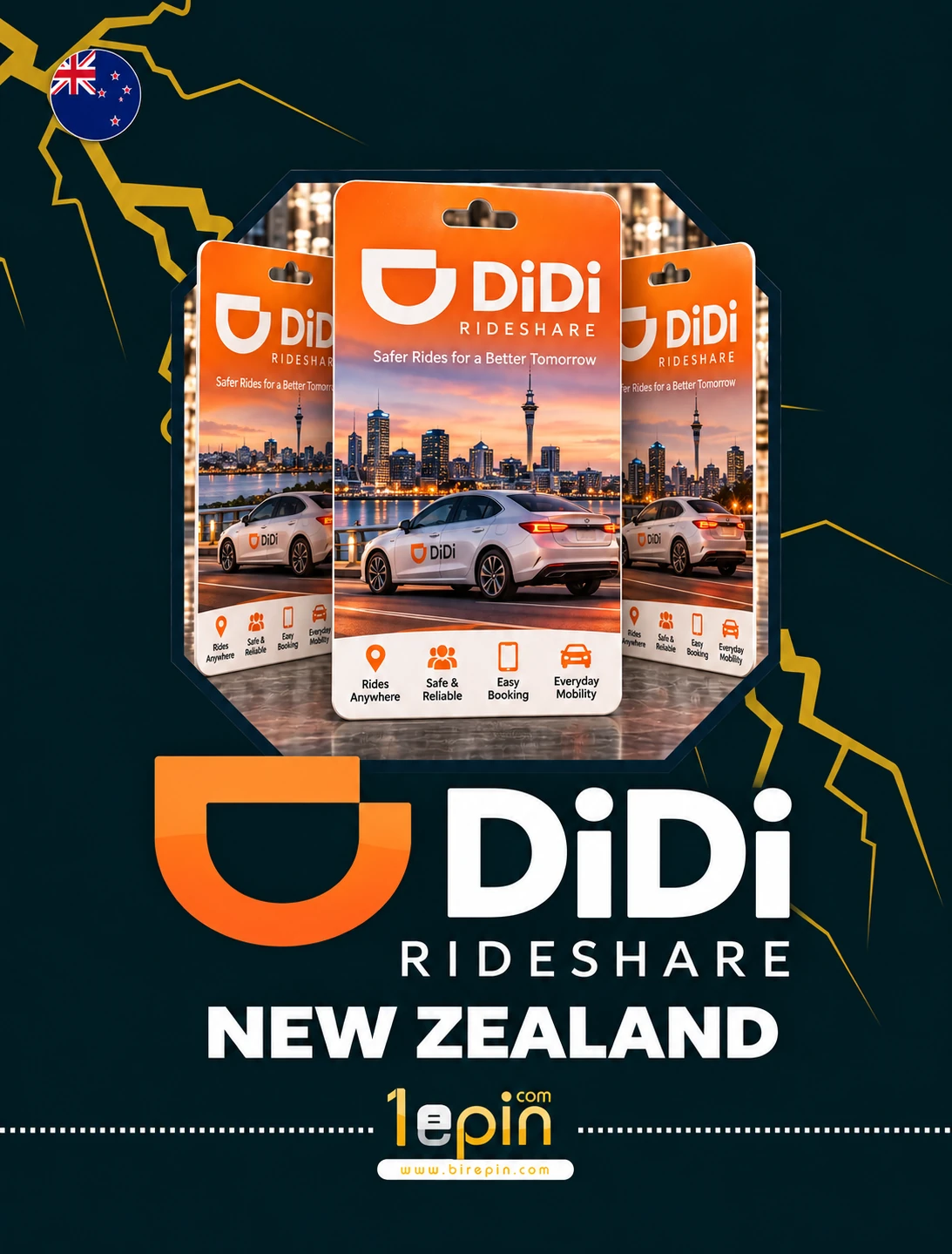 DiDi Rideshare NZ 10 NZD