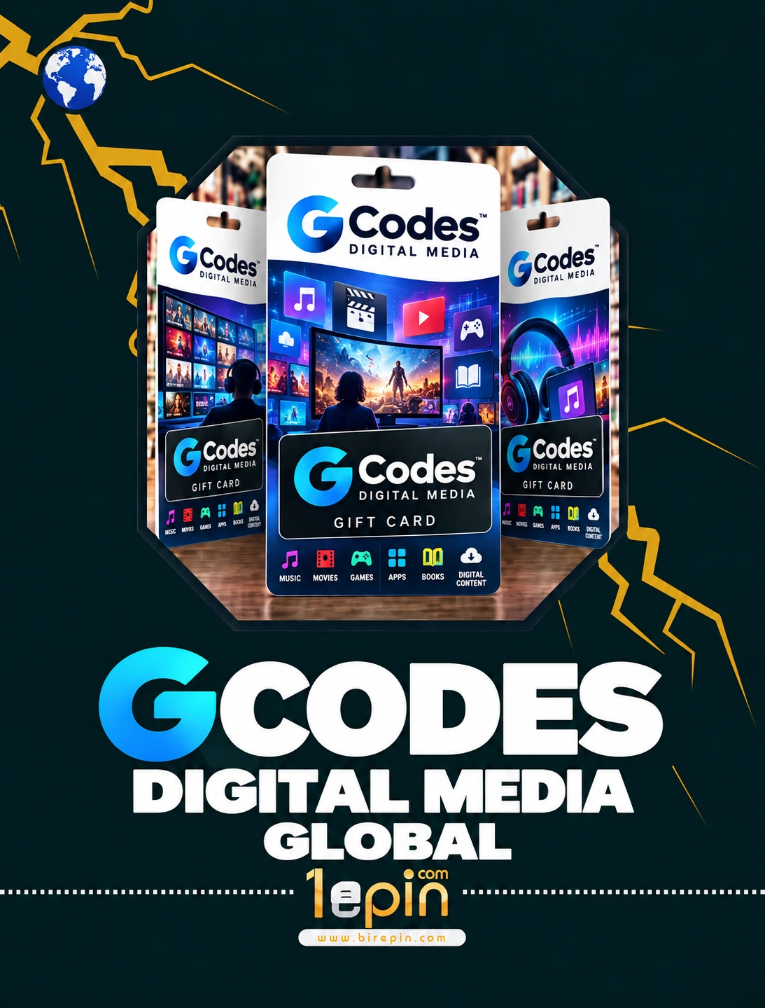 GCodes� Global Digital Media USA 5 USD