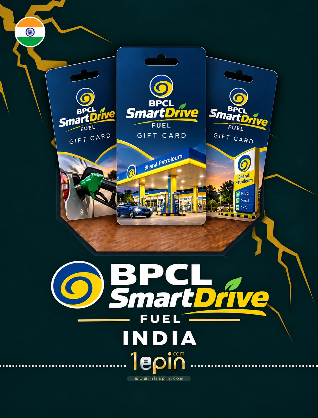 BPCL Fuel IN 50 INR