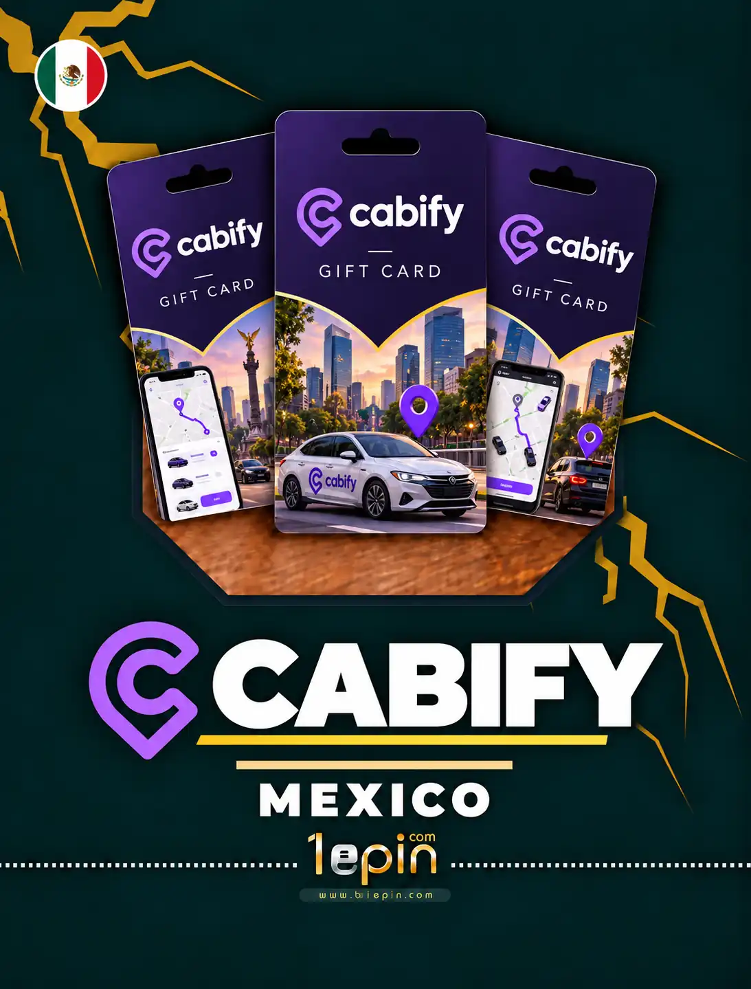Cabify 1 Viajes MX 80 MXN