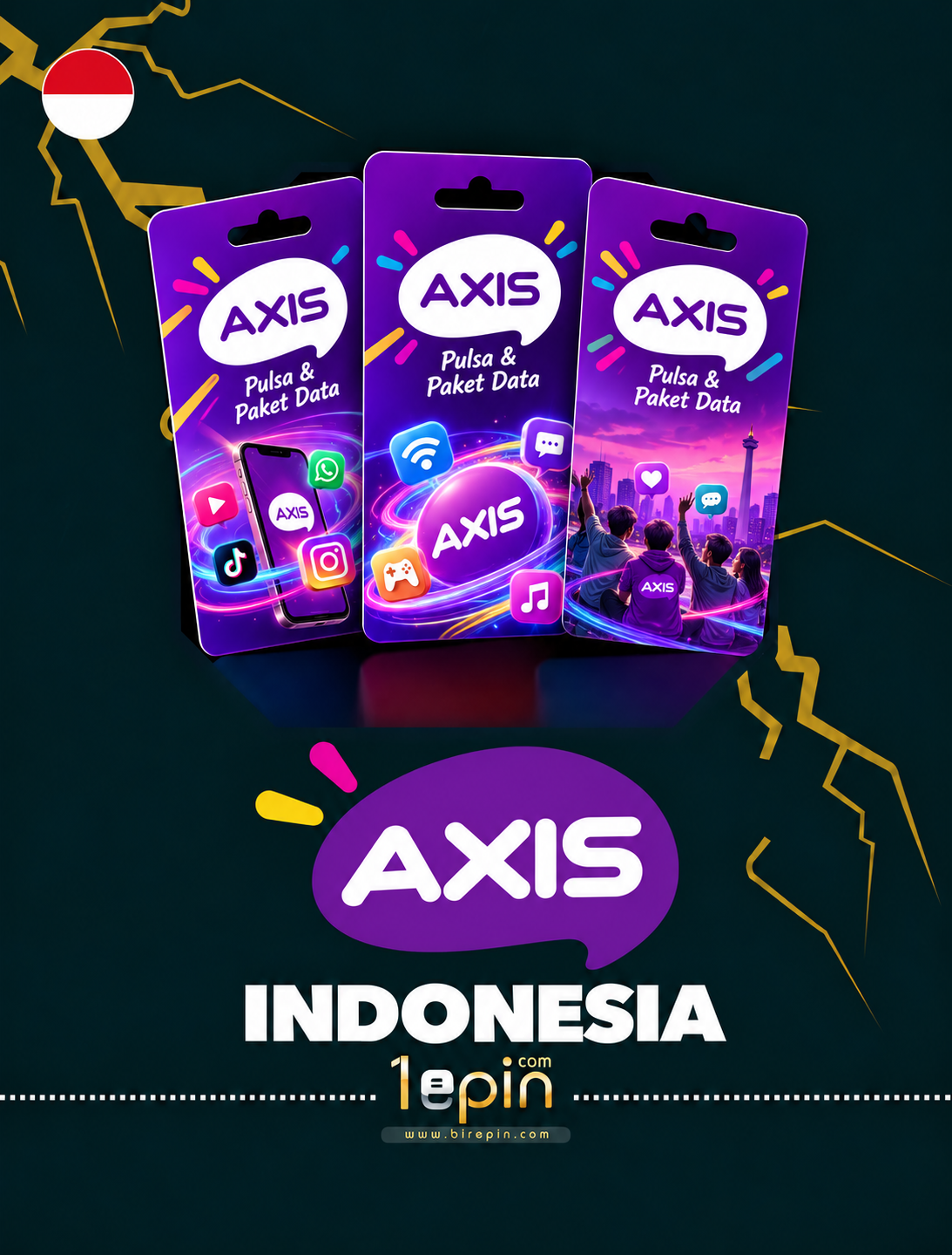 AXIATA AXIS ID 25000 IDR