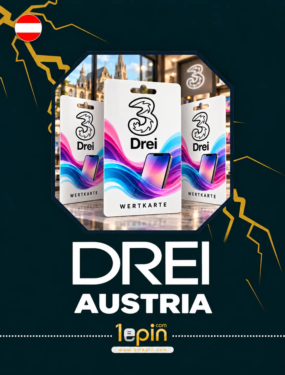 Drei AT 10 EUR