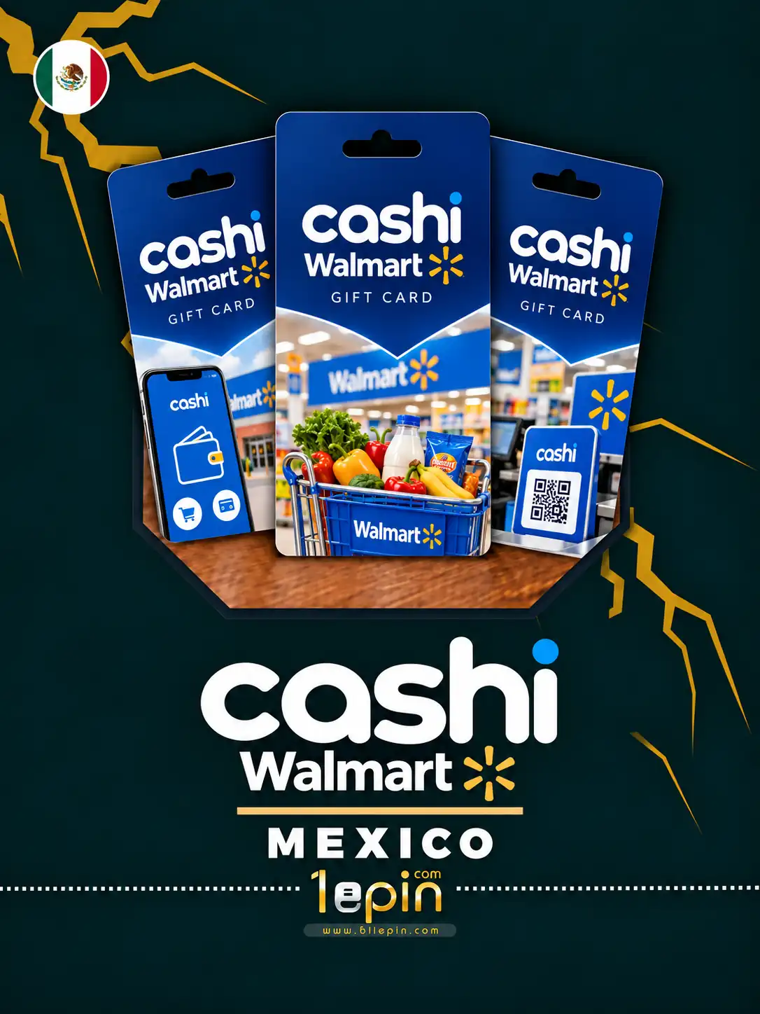Cashi Walmart MX 100 MXN
